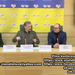 Signataras Z. Vaišvila, Žilvinas Grinevičius ir Donatas Pikelis pristato „Viena Lietuva!“